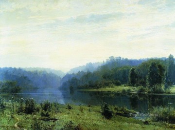 mañana brumosa 1885 paisaje clásico Ivan Ivanovich Pinturas al óleo